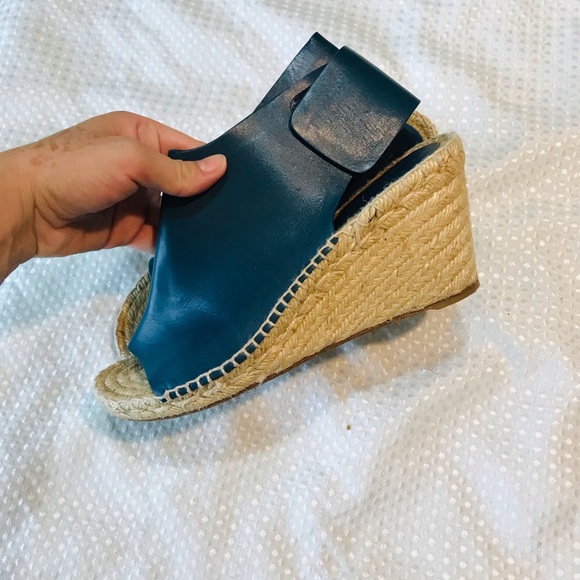 Celine Blue Leather Wedge Espadrille
Sandals - Picture 12 of 15